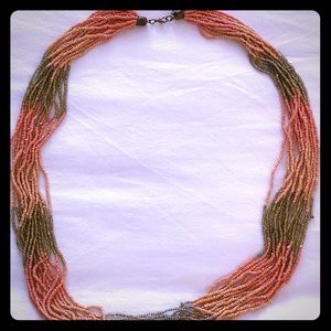 Anthropologie seed bead necklace